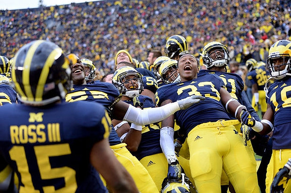 James Ross (15), Mario Ojemudia (53), Taco Charlton (33), and Blake Countess (18)