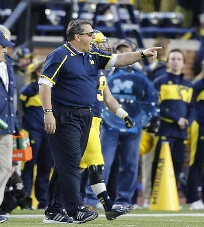 Brady Hoke and Drew Dileo (9)