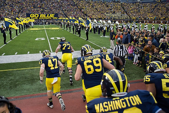 Jake Ryan (47), Taylor Lewan (77), Erik Gunderson (69), Cameron Gordon (4), Jibreel Black (55), and Quinton Washington (76)