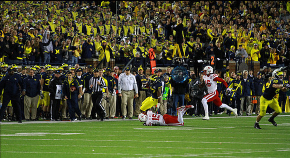 Devin Funchess (87) and Jake Butt (88)
