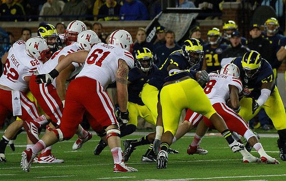 Taco Charlton (33) and Frank Clark (57)