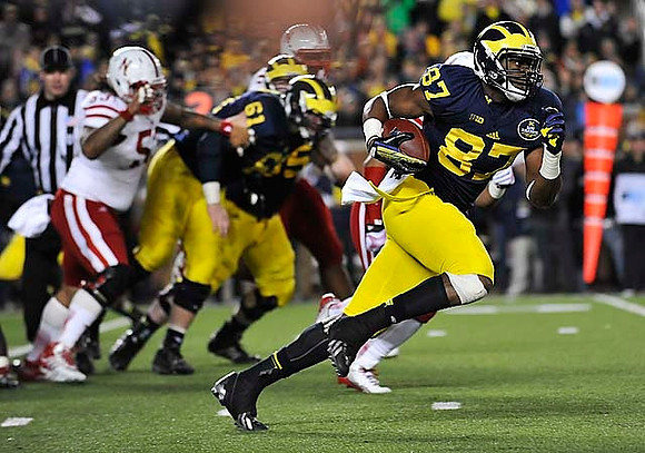 Graham Glasgow (61), Kyle Bosch (65), and Devin Funchess (87)