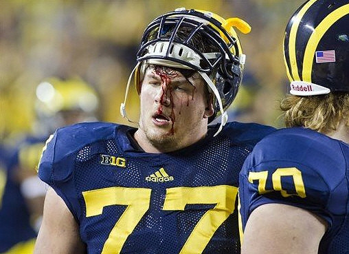 Taylor Lewan (77) and Kristian Mateus (70)