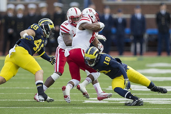 Desmond Morgan (48) and Blake Countess (18)