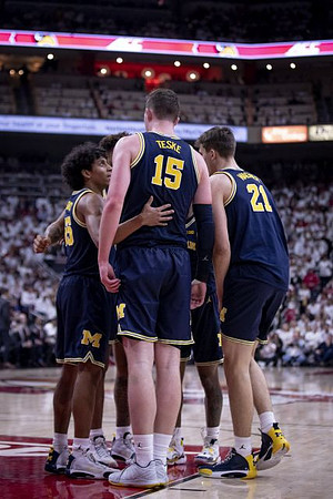 Eli Brooks (55), Jon Teske (15), and Franz Wagner (21)