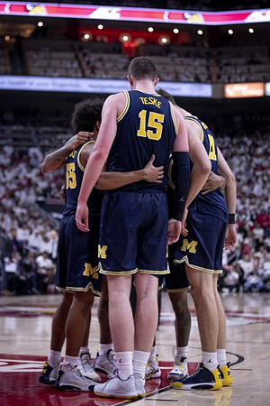 Eli Brooks (55), Jon Teske (15), and Franz Wagner (21)