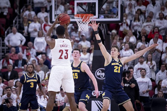 Zavier Simpson (3), Jon Teske (15), and Franz Wagner (21)