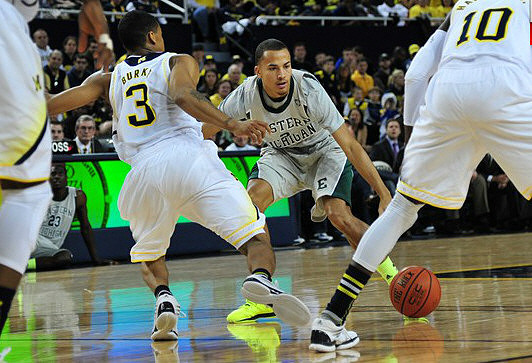 Trey Burke (3) and Tim Hardaway Jr. (10)