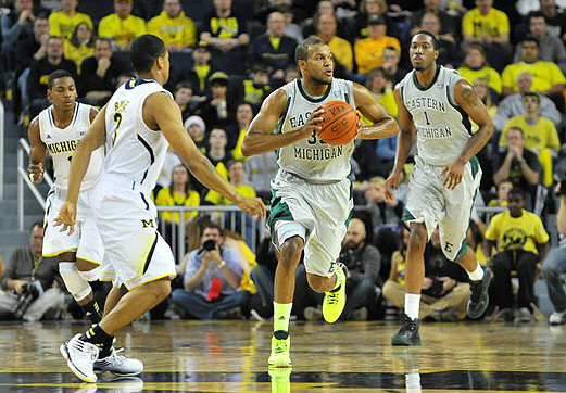 Glenn Robinson III (1) and Trey Burke (3)