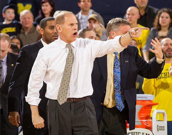 John Beilein, Jeff Meyer, and LaVall Jordan