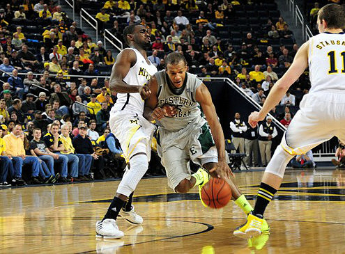 Tim Hardaway Jr. (10) and Nik Stauskas (11)