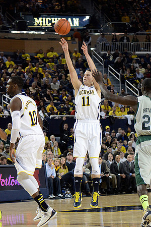 Tim Hardaway Jr. (10) and Nik Stauskas (11)