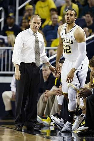 John Beilein and Jordan Morgan (52)