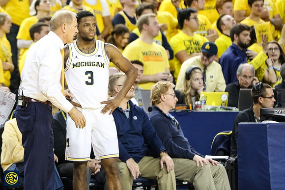 John Beilein and Zavier Simpson (3)