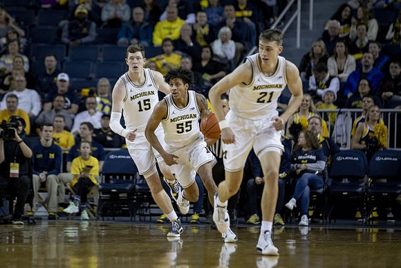 Jon Teske (15), Eli Brooks (55), and Franz Wagner (21)