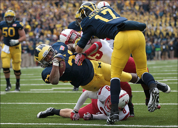 David Molk (50), Stephen Hopkins (33), and Jeremy Jackson (17)