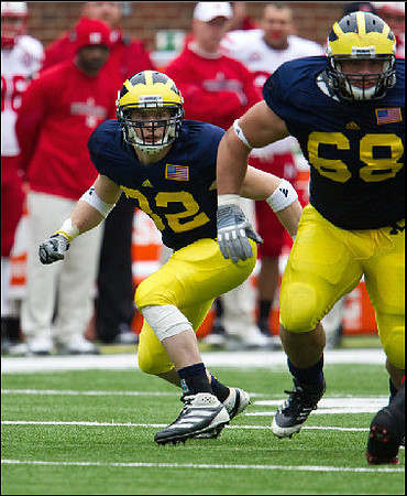 Jordan Kovacs (32) and Mike Martin (68)