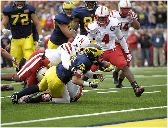 Mark Huyge (72), Drew Dileo (26), Michael Schofield (75), and Kevin Koger (86)