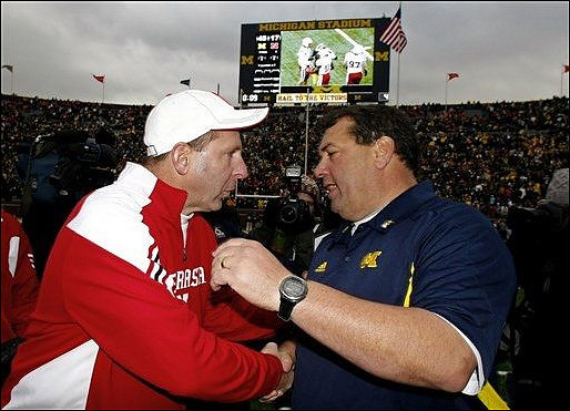 Bo Pelini and Brady Hoke