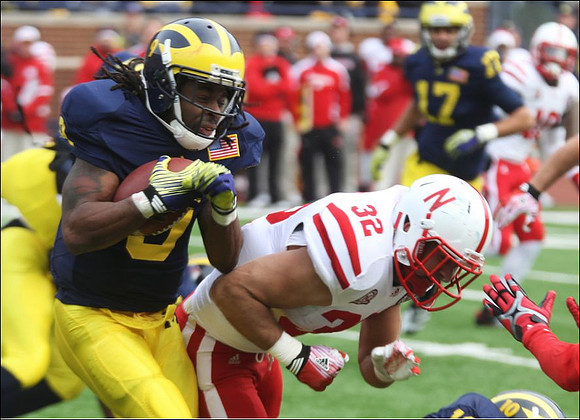 Martavious Odoms (9) and Jeremy Gallon (10)