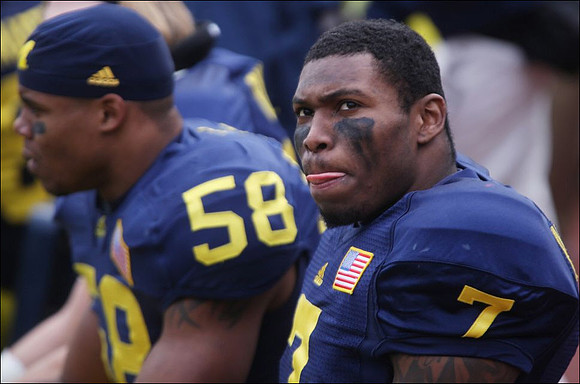 Brandon Herron (58) and Brandin Hawthorne (7)