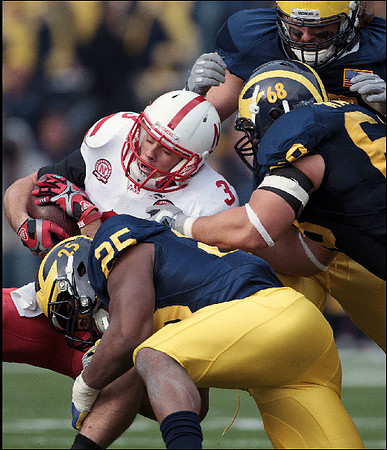 Kenny Demens (25) and Mike Martin (68)