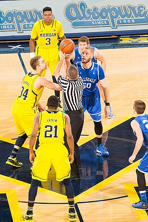Kameron Chatman (3), Mark Donnal (34), and Zak Irvin (21)
