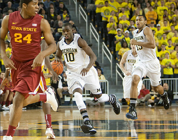 Tim Hardaway Jr. (10), Jon Horford (15), and Stu Douglass (1)