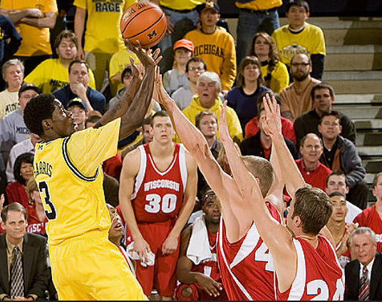 Manny Harris (3) and Bo Ryan