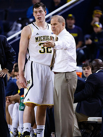 Ricky Doyle (32) and John Beilein