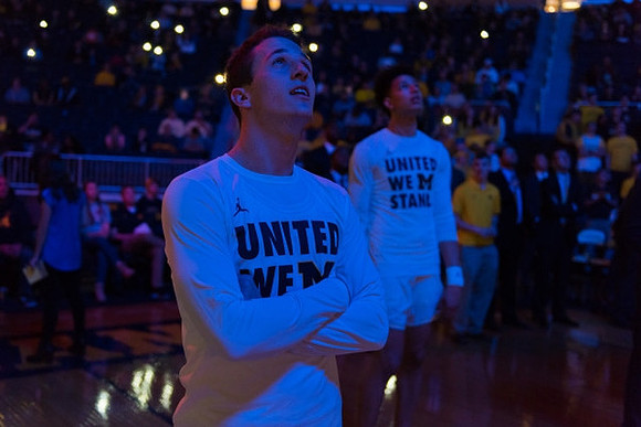 Andrew Dakich (11)  and D.J. Wilson (5)