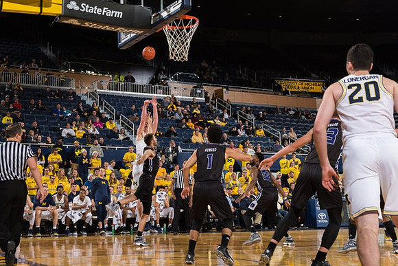 Jon Teske (15) and Sean Lonergan (20)