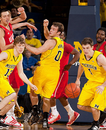 Matt Vogrich (13), Zack Novak (0), and Stu Douglass (1)