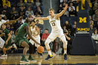 Moritz Wagner (13) and Eli Brooks (55)