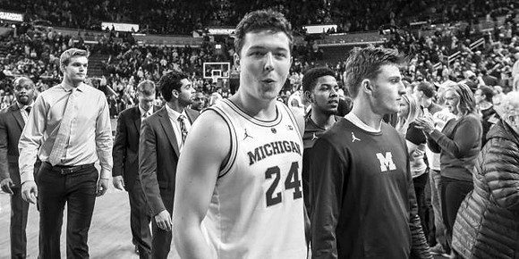 Brandon Johns Jr. (23) and Luke Wilson (32)