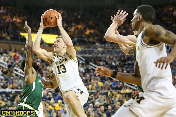 Ignas Brazdeikis (13) and Charles Matthews (1)