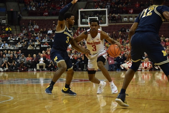 Zavier Simpson (3) and Muhammad-Ali Abdur-Rahkman (12)