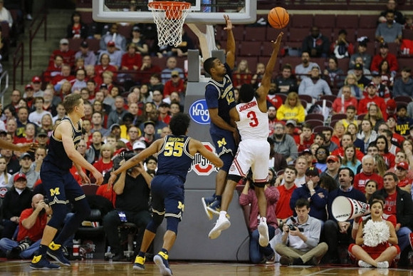 Moritz Wagner (13), Eli Brooks (55), and Muhammad-Ali Abdur-Rahkman (12)