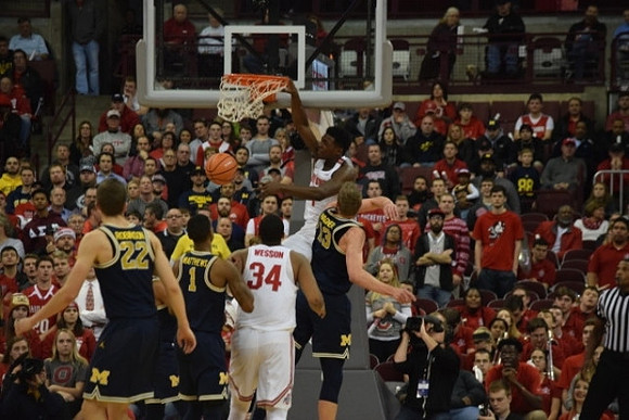 Duncan Robinson (22), Charles Matthews (1), and Moritz Wagner (13)