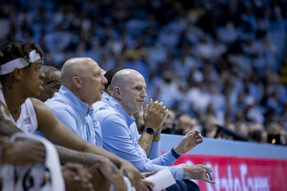North Carolina Head Coach Hubert Davis