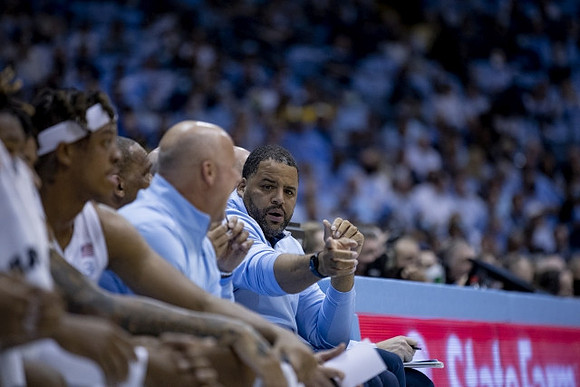North Carolina Head Coach Hubert Davis