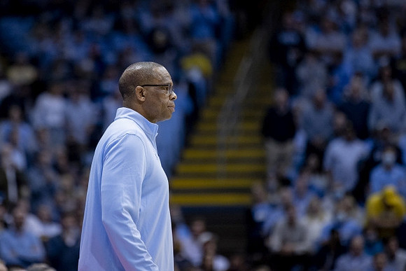 North Carolina Head Coach Hubert Davis