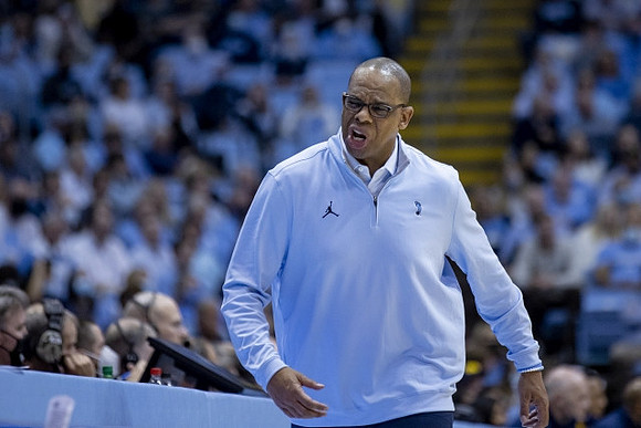 North Carolina Head Coach Hubert Davis