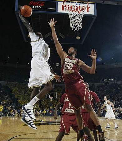 Manny Harris (3) and Stu Douglass (1)