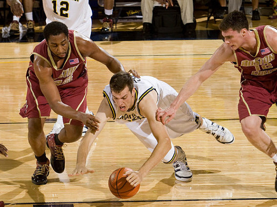 Ben Cronin (35) and Anthony Wright (12)