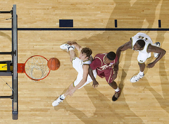 Zack Novak (0) and Anthony Wright (12)