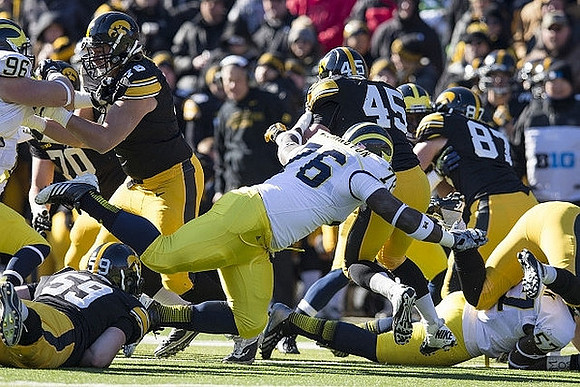Ryan Glasgow (96), Quinton Washington (76), and Frank Clark (57)