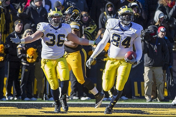Joe Kerridge (36) and A.J. Williams (84)
