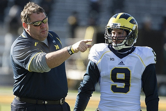 Brady Hoke and Drew Dileo (9)