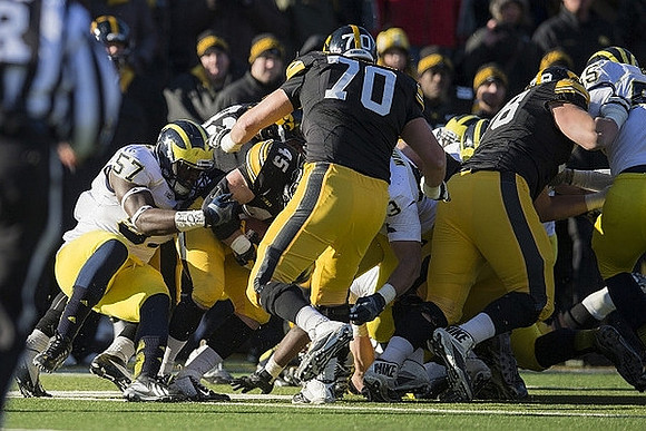 Frank Clark (57), Chris Wormley (43), and Jibreel Black (55)